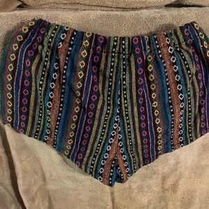 Multi colored size large forever 21 shorts.